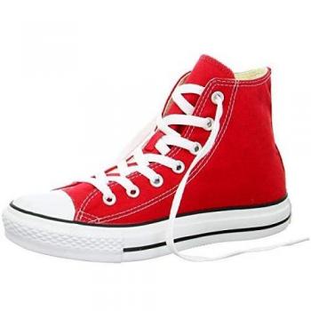 Converse Chuck Taylor All Star High Top Red Canvas Sneakers Size 42.5