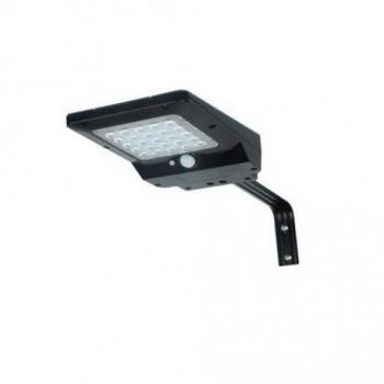 Elbat Foco Led Solar 4W - 400LM - Luz Fría 6000K - Sensor de Movimiento - Panel Solar 2.3W