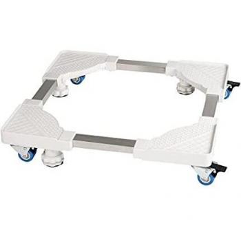 Carro de Transporte Xavax Ajustable para Lavadoras, Secadoras y Refrigeradores con Ruedas y Frenos (Capacidad hasta 150 kg)
