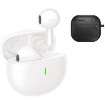 Auriculares TWS X26 con funda de silicona y cordón - Color negro