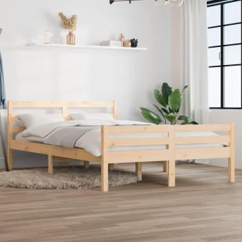 Estructura de Cama de Madera Maciza 160x200 cm