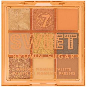 W7 - Sweet Pressed Pigment Palettes Paleta de Sombras Sweet Brown Sugar
