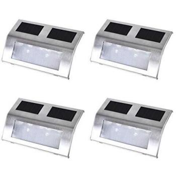 vidaXL Solar 4 x Stair Lamp