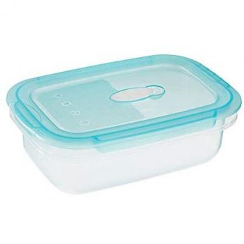 Recipiente 2en1 Laura 0,6L de Polipropileno Transparente para Microondas y Congelador