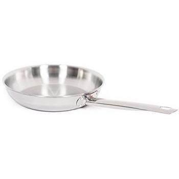 Languiole - Sartén de acero inoxidable Triplex - Calidad Pro, acero inoxidable, plata, 28 cm