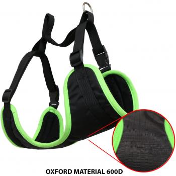 Arnés de Coche para Perros con Cinturón de Seguridad Ajustable Yatek, Material Resistente, Talla S, Apto para la Mayoría de Vehículos