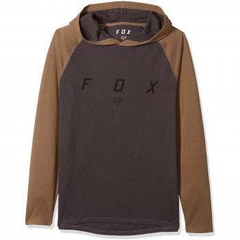 Fox Hombre Sudadera con Capucha - Negro - X-Large