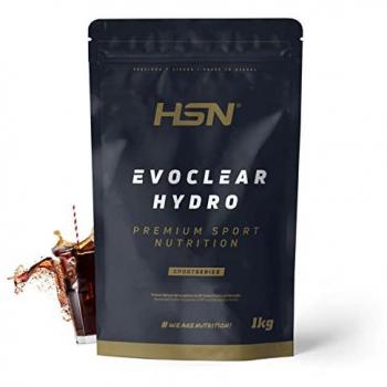 Proteína Hidrolizada de Suero de Leche Evoclear HSN 1Kg Sabor Cola | Muy Ligera y Refrescante | No-GMO, Vegetariana, Sin Gluten ni Soja