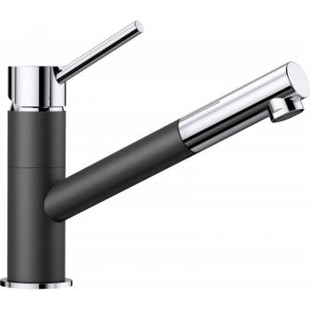 Grifo de Cocina Blanco Kano-S Antracita/Cromo con Ducha Extraíble y Función de Filtro