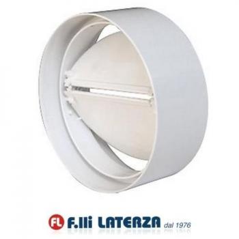Conector de Ventilación de ABS 100 mm con Válvula Antirretorno tipo Mariposa