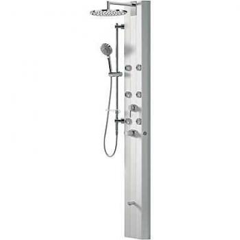 Tres griferia M259595 - Columna de ducha termostatica avan-tres 200 x 27 5 cm con flexo satin
