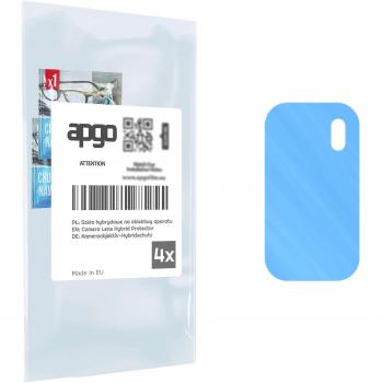 Protector de Lente Híbrido 4x para Cámara TCL 20E, Vidrio 9H de Protección
