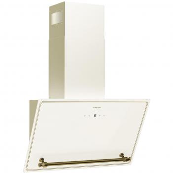 Campana Extractora Angular Klarstein Victoria 60 cm, 336 m³/h, Eficiencia Energética A++, Control Táctil, Pantalla LED, Silenciosa 52 dB, Doble Ventilación (Extracción