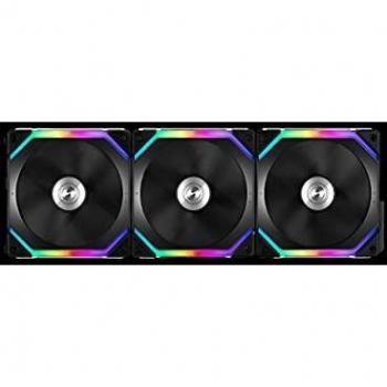 Lian-Li UNI FAN SL120 RGB PWM Lüfter, 3er Pack inkl. Controlador - 120mm, negro