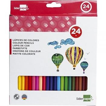 Liderpapel 934247 - Lápices De Colores Caja De 24 Colores