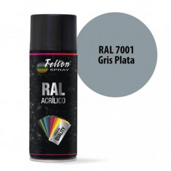 Spray Acrílico Gris Plata RAL 7001 400 ml