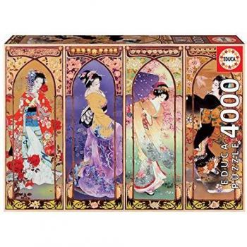 Educa Series. Collage japonés. Puzzle de 4000 Piezas. Ref. 19055, Multicolor