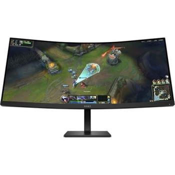 Monitor Curvo HP OMEN 34c G2 34 WQHD 3440x1440 VA 180Hz 1ms Antirreflejo Altura e Inclinación Ajustable