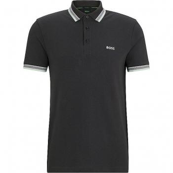BOSS Modern Fit Short Sleeve Polo Shirt Black