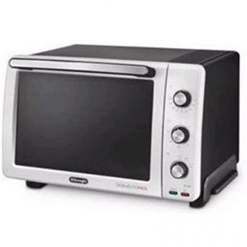 De'Longhi Horno DELONGHI EO2435 24L Grill, 1800 W, 0 Decibeles, Acero Inoxidable, plástico, Negro y Blanco