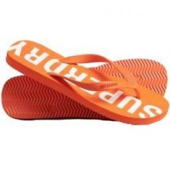Chanclas Code Core Sport Vegan Superdry para hombre en color naranja