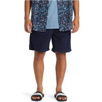 Quiksilver Pantalón Corto Taxer Cord Azul