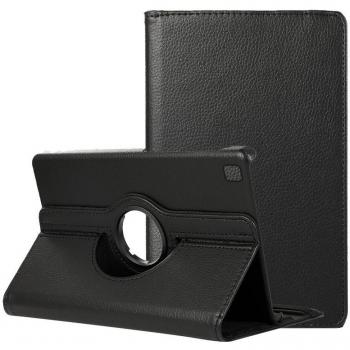 Funda Giratoria Polipiel Liso Negro para Samsung Galaxy Tab A7 Lite 8.7