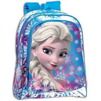 PERONA 52374 Mochila Junior Frozen Crystal, Azul/Rosa, Único
