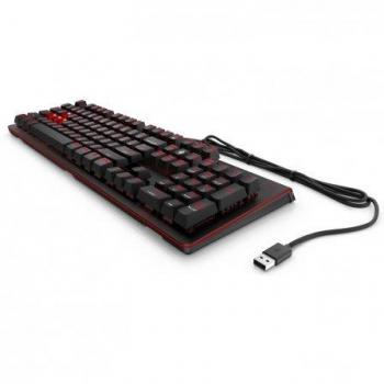 Teclado Mecánico HP Omen 1100 con Conector USB, Compatibilidad Windows 7/8/10, Teclas Anti Ghosting y Cable de 1.8M