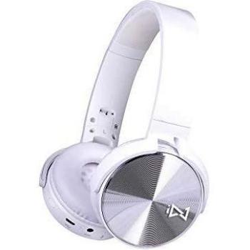 Auriculares Bluetooth Trevi DJ 12E50 con Conector de 3.5 mm, Micro-USB y Autonomía de 3 horas - Color Blanco