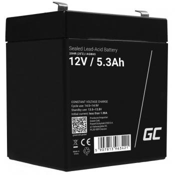 Batería Green Cell AGM45 12V 5,3 Ah para sistemas de alimentación ininterrumpida (SAI)