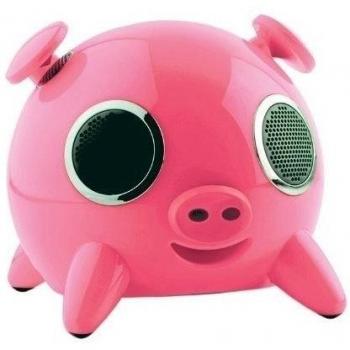Amethyst iPig 2.1 - Altavoces inalámbricos con Bluetooth, color rosa