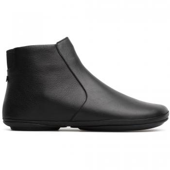 Camper Right Nina Women's Ankle Boots - Black Smooth Leather, Size 35