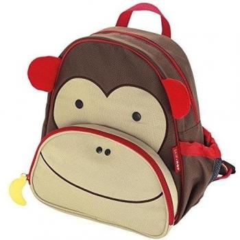 Skip Hop Zoo Pack - Mochila, diseño monkey, color marrón