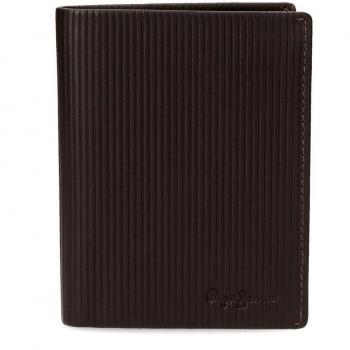 Pepe Jeans 7112062 Stripe Colors Monedero, 12 cm, 0.1 Litros, Marrón