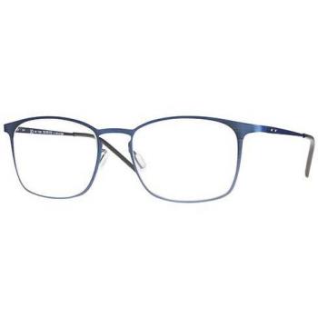Italia Independent II 5217 021.021 Men's Eyeglasses Blue Size 50 - Frame Only, Blue Light Block Available