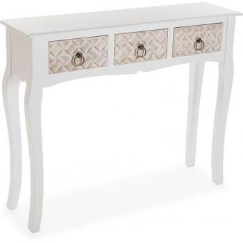 Mesa de entrada con 3 cajones Versa