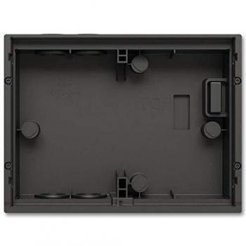 Caja de empotrar Busch-Jaeger 42361F-03 para paneles de 7 y 10, color negro, IP65