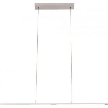 Colgante Antorcha Arena Blanca 7 Cm - Lámpara colgante de techo LED, 22W, 3000K, 1750lm, blanco mate