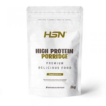 Gachas de Avena Proteicas Sabor Natural 1 Kg - Porridge Integral Bajo en Azúcar y Fácil Preparación, Apto Vegetariano