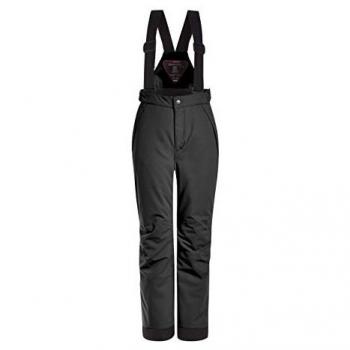 Pantalones de Esquí para Niños Maxi Big Maier Sports - Unisex, 176 cm, Negro, Calientes y Resistentes al Agua