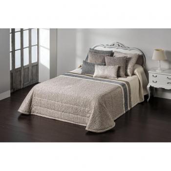 Textilia Ibiza - Edredón para Cama de 150 cm, 250 x 270 cm, Color Beige