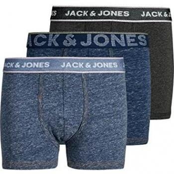 JACK & JONES Jacdenim Trunks 3 Pack Jr, Bóxer para Niños, Azul