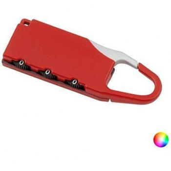 BigBuy Travel S1405133 Candado para Equipaje 144377, Plateado