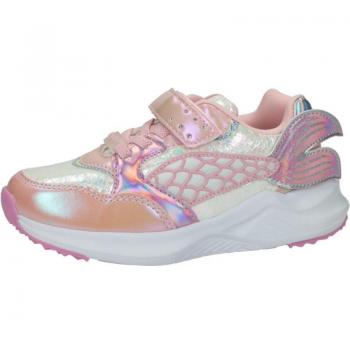 Zapatillas de niña tipo running bajas con luces Conguitos color rosa modelo COSH261017