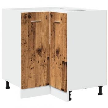 Armario cocina madera ingeniería envejecida 75,5x75,5x81,5 cm
