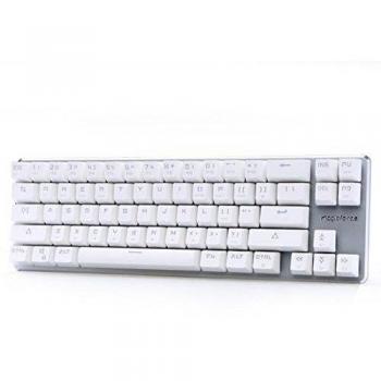 Interruptor Qisan Gaming Teclado Teclado mecánico rojo retroiluminado de 68 teclas de mini diseño