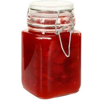 vidaXL 12 tarros de cristal con cierre de clip, para conservas, 260 ml