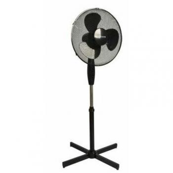 Ventilador de pie negro con control remoto 40 cm VO0606