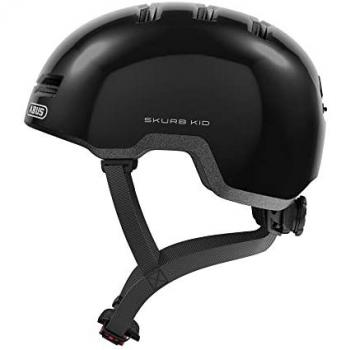 Abus Skurb Kid Shiny Black Children's Bicycle Helmet Size S